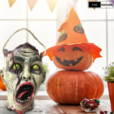 Halloween candy bucket,