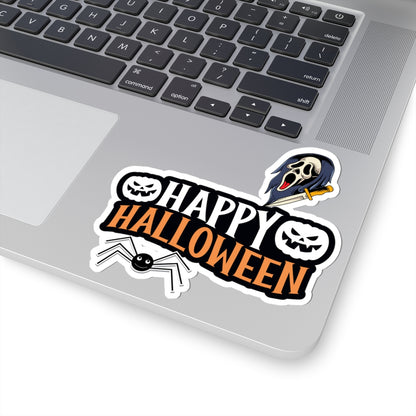 Happy Halloween Spooky Kiss-Cut Stickers