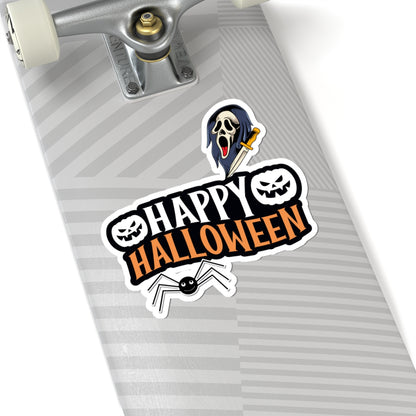 Happy Halloween Spooky Kiss-Cut Stickers