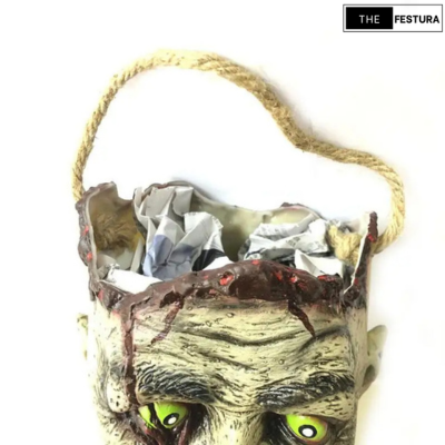 Halloween Skull Head Candy Bag