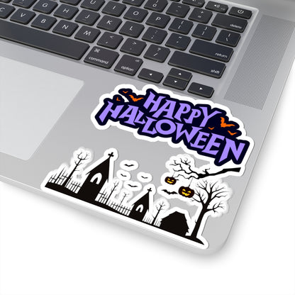 Happy Halloween Kiss-Cut Stickers